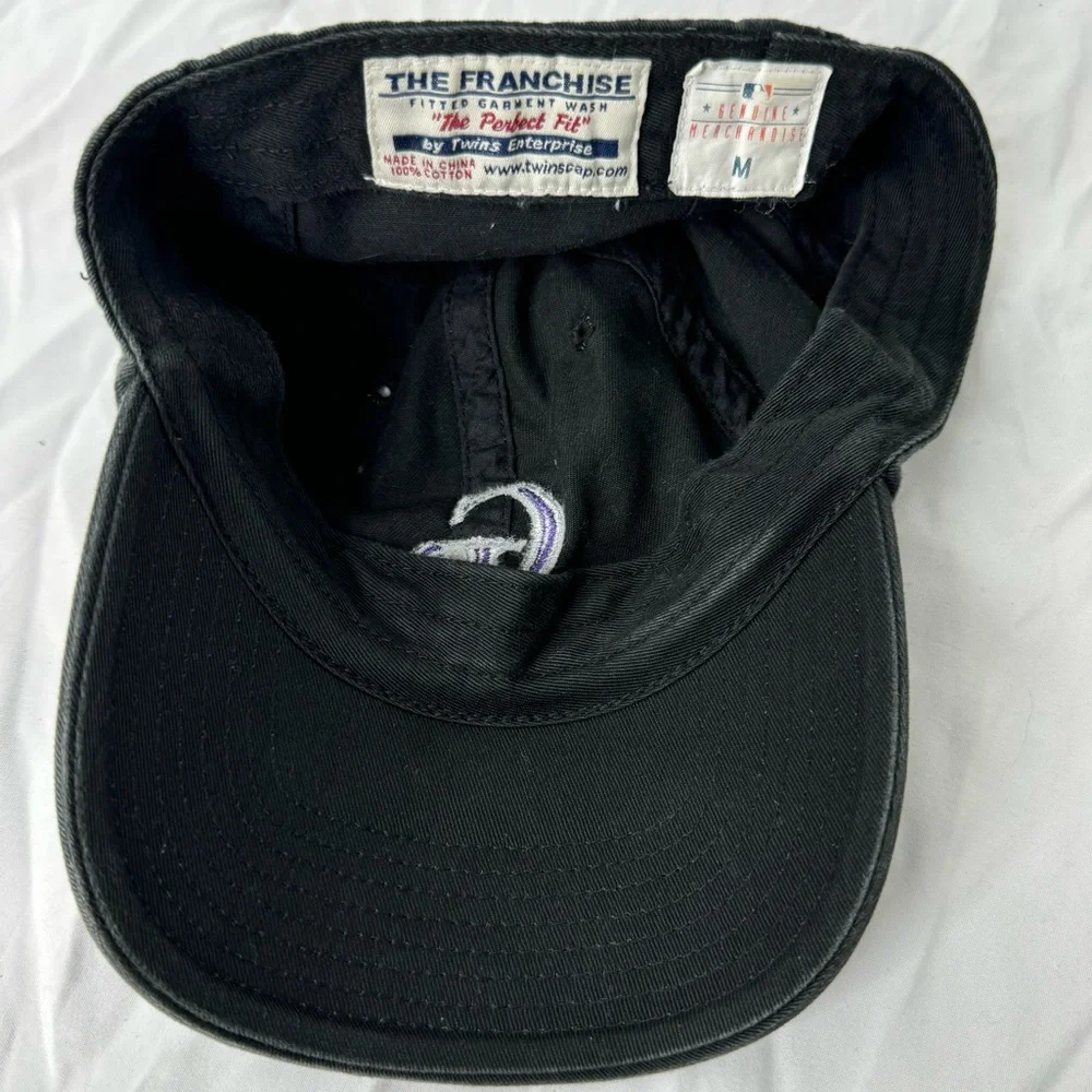 Colorado Rockies Dad Hat MLB Baseball Cap Fitted Size Medium by Twins Enterprise